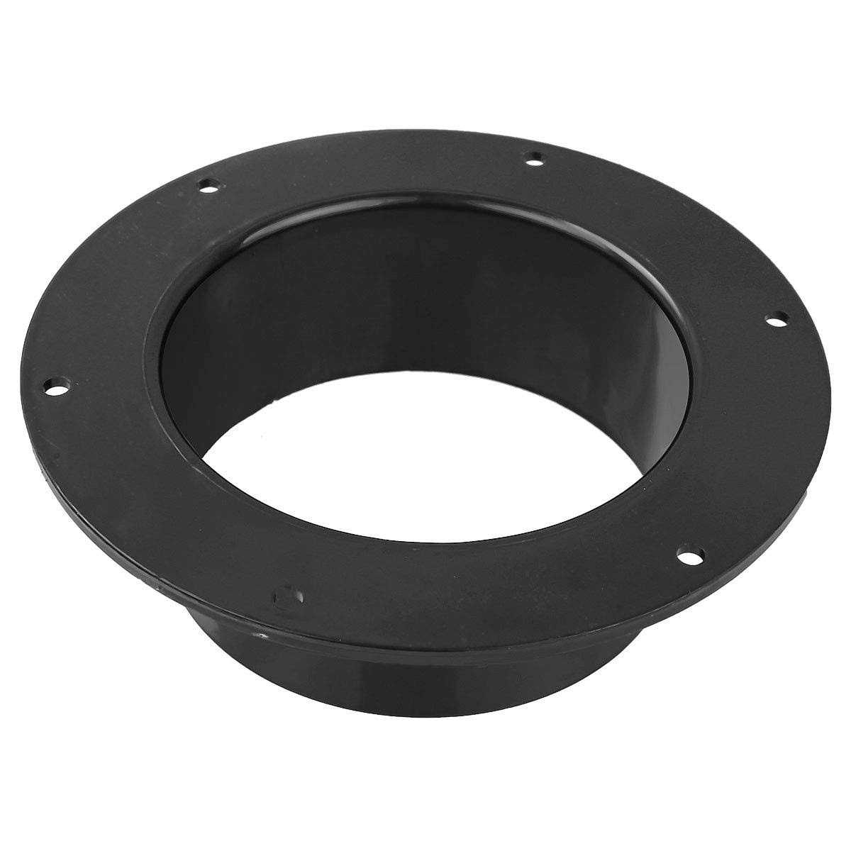 Abuff 4-inch Duct Connector 2 Pack Plastic Straight Pipe Flanges ...