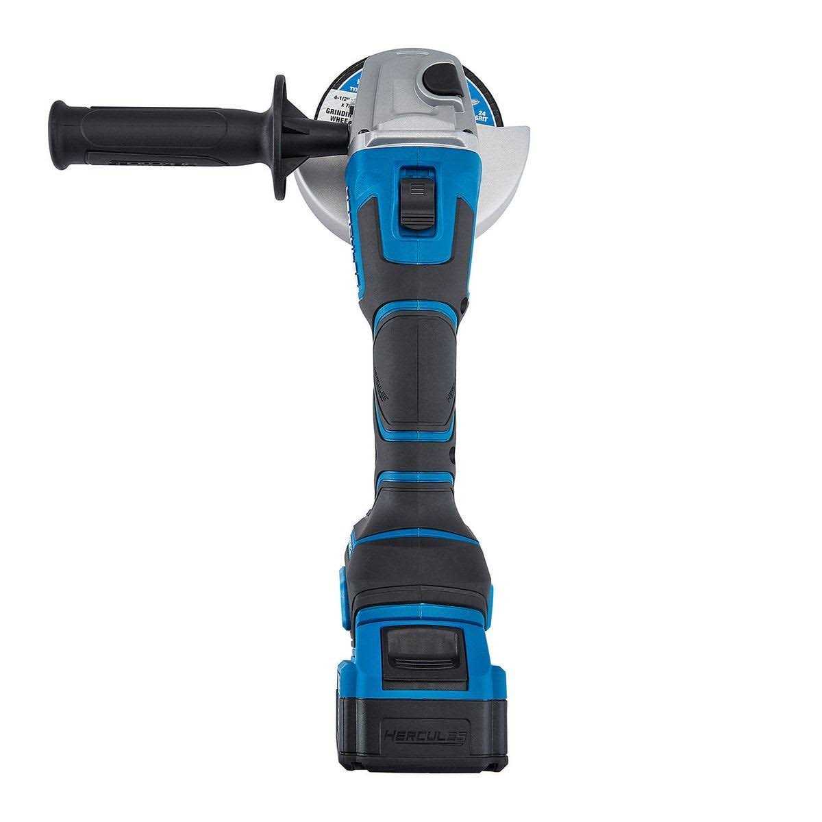 Hercules 20V Brushless Cordless 4-1/2 in. / 5 in. Slide Switch Angle ...