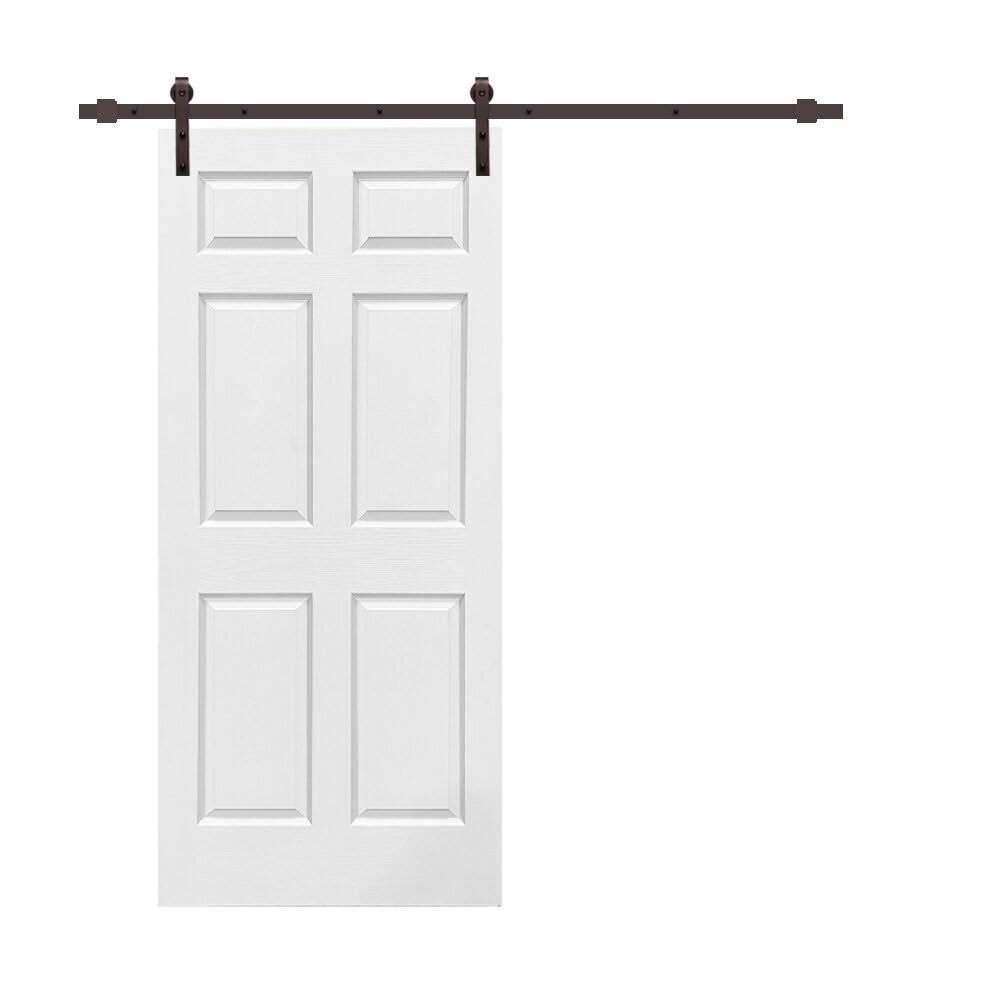 Calhome Composite Mdf 3 Panel Equal Style Interior Sliding Barn Door 