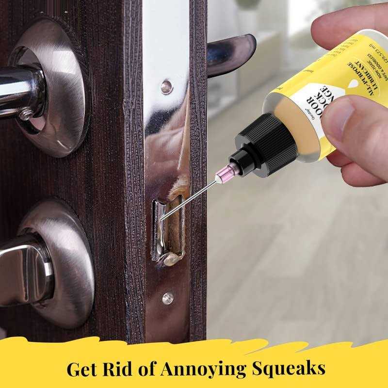 Qucship door hinge lubricant 1 oz needle oiler upgraded squeaky door hinge lubricant Hardwares