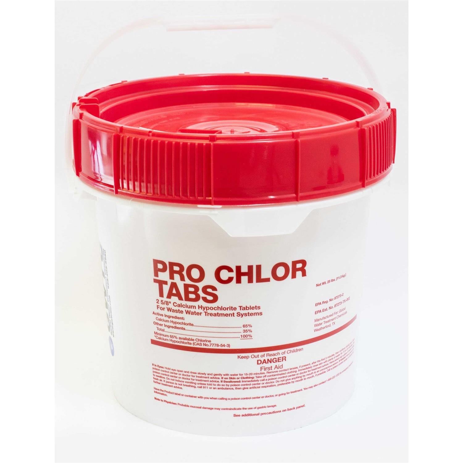 PRO CHLOR TABS 47025 25 lbs. Aerobic Septic Tablets - Hardwares online ...