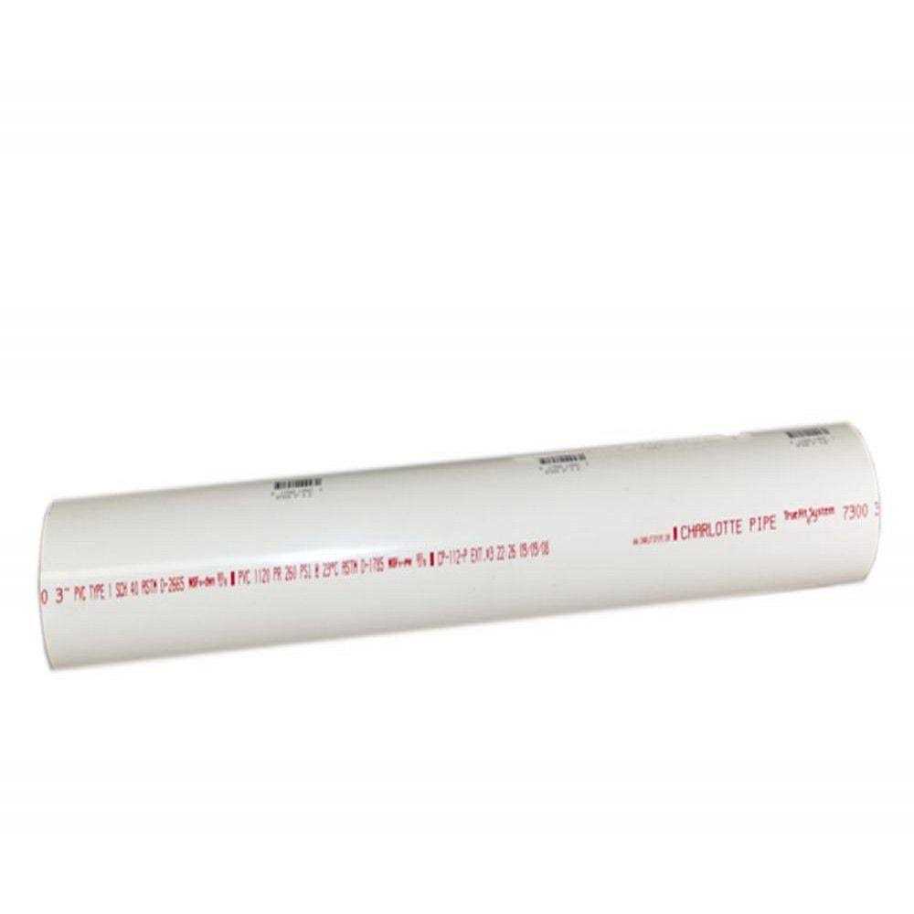 Charlotte Pipe 2 in. x 2 ft. PVC DWV Schedule 40 Pipe - Hardwares ...